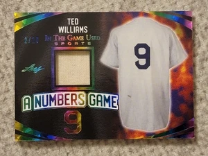 Hoja ITG 2024 Usado Deportes Números A Juego Arco Iris Holo Lámina 02/20 Ted Williams 3A - Imagen 1 de 2