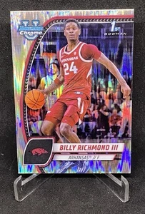 Billy Richmond III 2024-25 Bowman University 1st Arkansas STEALTH Refractor - Bild 1 von 2