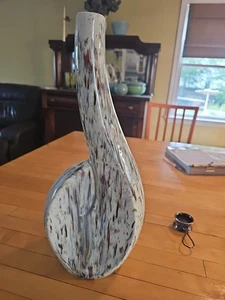 Vintage Mid Century Modern Olive Johnson 1956 024 Vase Drip TOP  - Bild 1 von 15