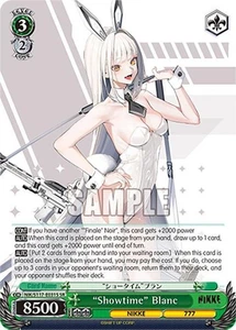 NIKKE Weiss Schwarz "Showtime" Blanc NIK/S117-E031S SR Super Rare - Picture 1 of 1