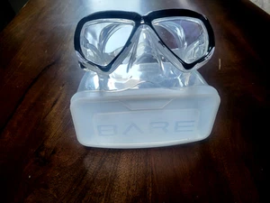 BARE Duo Compact Black Scuba /Snorkel /Swim Mask - New - Picture 1 of 6