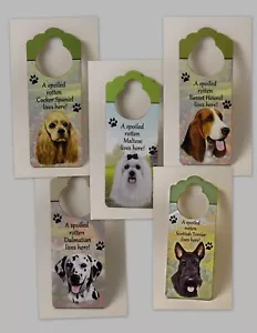 AMANTI DEI CANI! APPENDIABITI PORTA VARIE RAZZE FIRMA TARGA di E&S PETS NUOVO - Foto 1 di 10