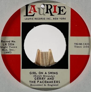 GERRY AND THE PACEMAKERS 45 RPM GIRL ON A SWING / THE WAY YOU LOOK TONIGHT—M- - Bild 1 von 4