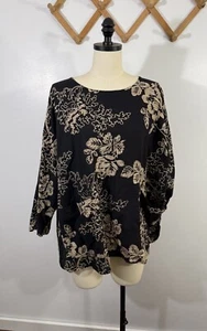 Cynthia Rowley Top Embroidered Cotton 2X - Picture 1 of 9