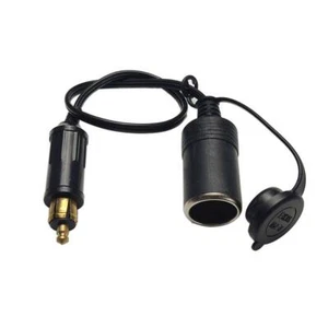 DC 12V 24V EU Plug For BMW DIN Hella Motorcycle Charger to Car Cigarette Lighter - Zdjęcie 1 z 7