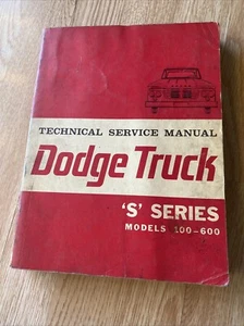 Dodge Truck Service Manual for S -Series Trucks Models 100-600 - Picture 1 of 4