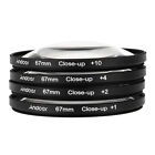 67Mm Macro Close- Filter Set +1 +2 +4 +10 With Pouch For Nikon D80 V4z6