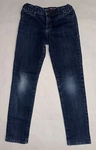 Gap Kids 1969 Size 7 Super Skinny GAP DENIM Dark Wash Jeans Stretch Adjustable - Picture 1 of 15