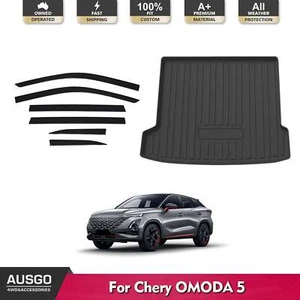 AUSGO Injection Weather Shields + Cargo Mat for Chery Omoda 5 2023-Onwards - Picture 1 of 16