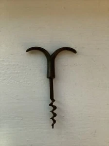 Antique Corkscrew Small Direct Pull Iron Nice Example Offers Taken - Picture 1 of 4
