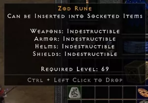 Diablo 2: Resurrected PC π₯ NL Softcore D2R π₯ Zod Rune - Picture 1 of 1