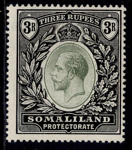 SOMALILAND PROTEKTORAT GV SG71, 3r grün & schwarz, M NEUWERTIG. Katze £85. - Bild 1 von 1