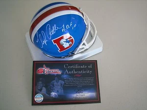 Floyd Little Autographed Signed Broncos Mini Helmet W / HOF 10 - SI - Picture 1 of 4