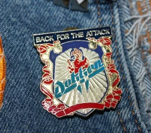 lot of 10 vtg 80s 1988 licensed DOKKEN enamel pin for shirt jacket GLAM METAL - Picture 1 of 2