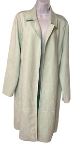 Torrid Jacket Women’s Sz 2 Stretch Velvet Light Green Blazer Polyester #48862 - Picture 1 of 5