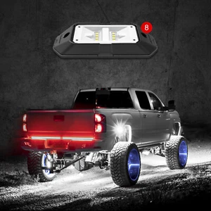 8pc Pure White Rock Light Kit for Trucks Jeep Wrangler Gladiator SXS XKGLOW - Picture 1 of 7