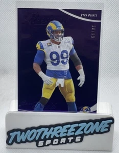Panini Prestige Xtra Points 2023 púrpura Aaron Donald #169/#'d 70/99 - Imagen 1 de 7