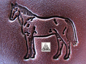 Discontinued Vintage Midas Detailed Horse 1" Leather Stamp Tool 8211 - Picture 1 of 2