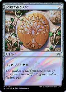 Selesnya Signet 0267 MTG RVR NM Foil - Foto 1 di 1
