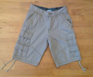 Carbon BOYS Tan Cargo Shorts size 26 Cotton 100% - Picture 1 of 11