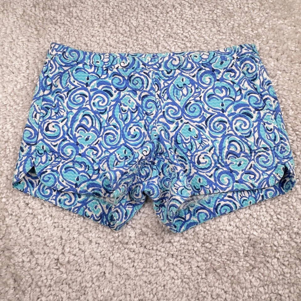 Pantalón corto Lilly Pulitzer Adie Chasing azul para mujer 2 Foto 1 de 4