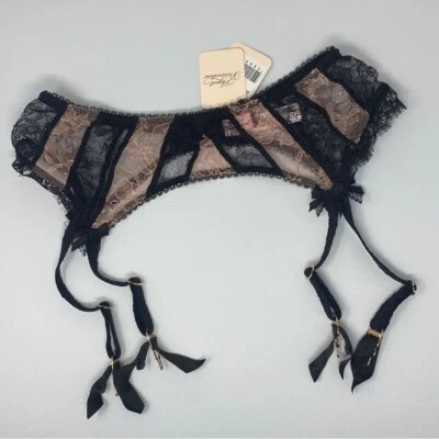 Tirante Agent Provocateur Saffi negro desnudo AP4 grande nuevo con etiquetas Foto 1 de 4