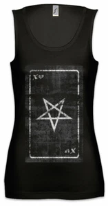 Tarot The Devil Damen Tank Top Card Cards Symbol Sign Logo Chariot Satan - Picture 1 of 1