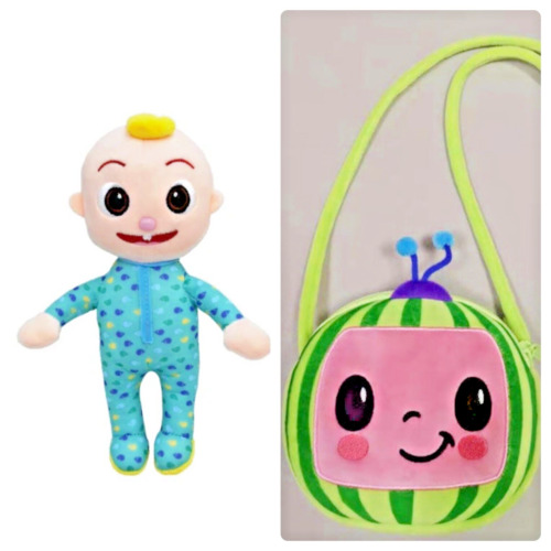 Cocomelon Plush Toys, JJ Doll and Shoulder Bag Gift Set, Soft Toys for Kids UK