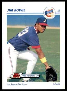 1991 Line Drive AA Jim Bowie Jacksonville Suns #331 - Picture 1 of 2