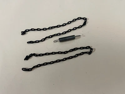 LIONEL PART , 6361 , BLACK CHAIN & SPRING SET FOR LOG CARS - Image 1 of 2