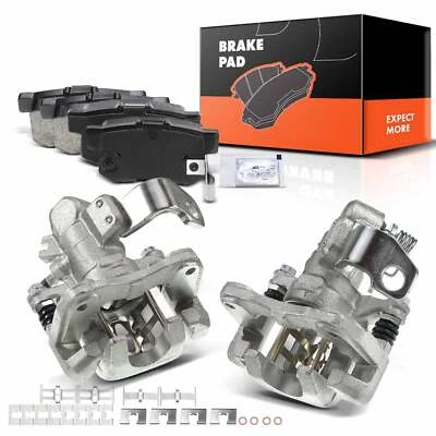 Disc Brake Caliper & Ceramic Pads for Acura EL RSX 02-06 Honda Civic 03-05 Rear - Image 1 of 4