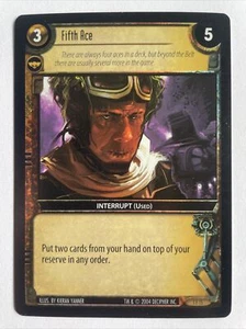 FIFTH ACE - 1F15 - Promo FOIL black border - WARS TCG - DECIPHER - Bild 1 von 3