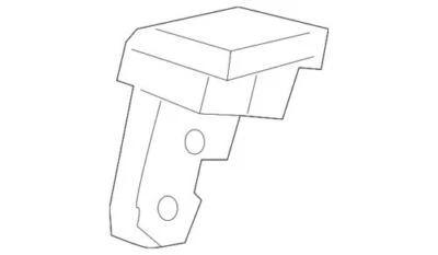 Kit de pestillo de asiento trasero lado pasajero Cadillac CTS genuino GM 2014-2019 22873344 Foto 1 de 4