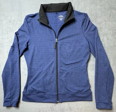 Top Atlético Prana Azul Cremallera Completa Manga Larga Mujer’s Mediano Foto 1 de 4