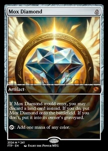 Mox Diamond Borderless Style Card For EDH and Playtest - Picture 1 of 3