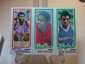 1980-81 Topps Basketball #170 27/85/238 Boswell / McElroy / Douglas (93442) - Picture 1 of 2