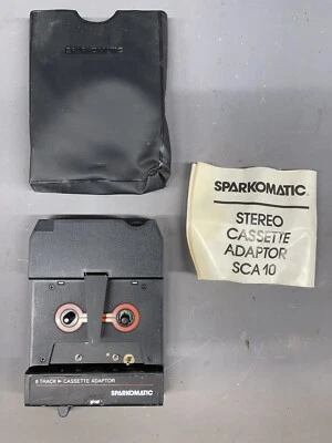 Adaptador de cinta de casete de 8 pistas Sparkomatic modelo SCA-10 unidad principal de plataforma de trabajo Foto 1 de 4