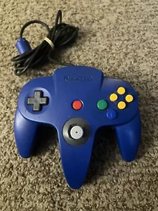 Controller blu Nintendo N64 autentico OEM - joystick sciolto per riparazione parti - Foto 1 di 6