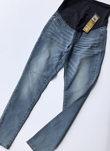 ￼ Levi's Women's Maternity Blue Denim Super Skinny Jeans Brand New NWT! Small￼