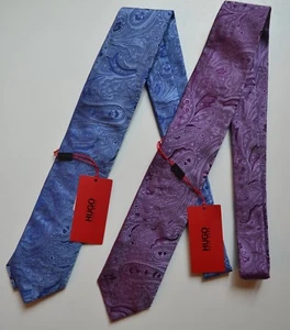 Neu mit Etikett Hugo (Red Label) von Hugo Boss Seidenkrawatte "Krawatte cm 7"  - Bild 1 von 14