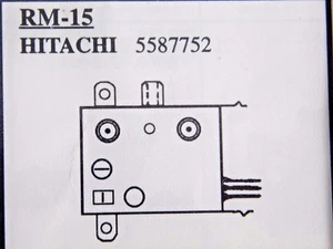 5587752 / for HITACHI / VCR RF MODULATOR / RM-15 /1 PIECE(qzty) - Picture 1 of 6