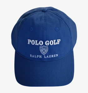NEW POLO GOLF RALPH LAUREN Golf Logo Cotton BASEBALL Cap Hat One Size Fits All - Picture 1 of 8
