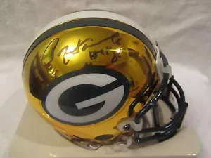 Mini casco cromato Paul Hornung autografato Green Bay Packers - certificato fanatici - Foto 1 di 9