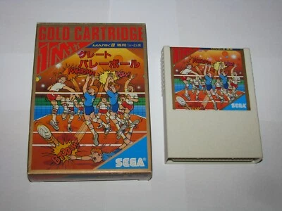 Great Volleyball Sega Mark III Master System SMS Japan import Boxed US Seller - Image 1 of 4