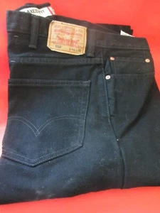 NEU Herren Levi 550 Relaxed Fit gerades Bein schwarz Jeans 40W x 32L NEU mit Etikett - Bild 1 von 3