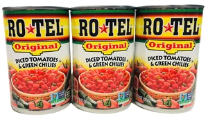 Rotel Original gewürfelte Tomaten mit grünen Chilis 10 oz (3 Dosen) - Bild 1 von 1