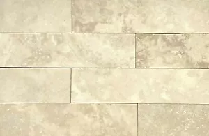 Light Ivory Travertine 2x8 Honed and Filled Wall Floor Tile (sold per piece) - Picture 1 of 4
