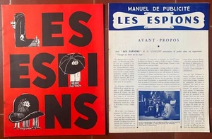 Dossier de presse LES ESPIONS Henri-Georges Clouzot + Manuel Publicitaire 1957 - Picture 1 of 2