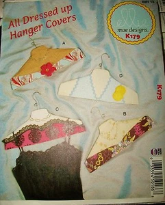 McCalls Ellie Mae Designs K179 Pattern UNCUT FF Dressed-Up Clothes Hanger Covers - Picture 1 of 2