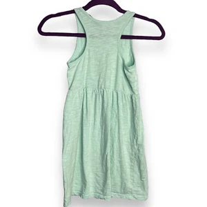 Old Navy Sleeveless Sun Dress Girls Medium 8 Green Casual Boho Summer Crochet - Picture 1 of 5
